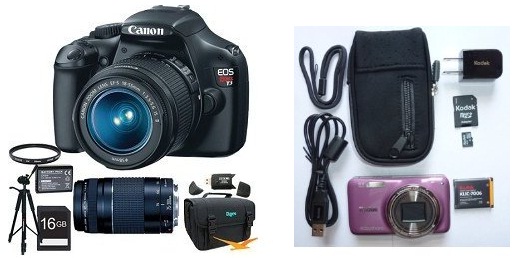 Point-and-Shoot Compact Camera Bundles